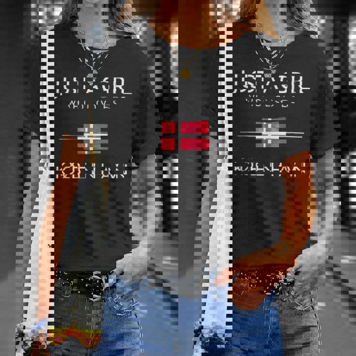 Kobenhavn デンマーク デンマーク コベンヘブン マーメイド Tシャツ 彼女への贈り物