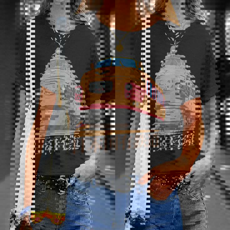 Kuha 181 1960年代 70年代 ヴィンテージ 日本のトキエクスプレス 電車 Tシャツ 彼女への贈り物