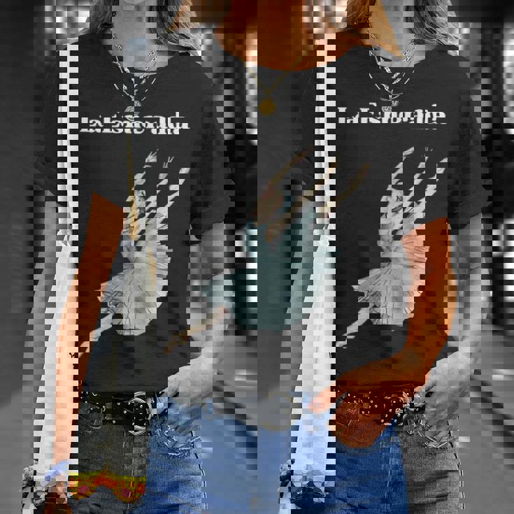 La Esmeralda バレエダンサー バレリーナ ポワント チュチュダンス Tシャツ 彼女への贈り物