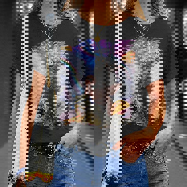 Laser Eyespace モルモット 猫 ナマケモノ 恐竜 Tシャツ 彼女への贈り物