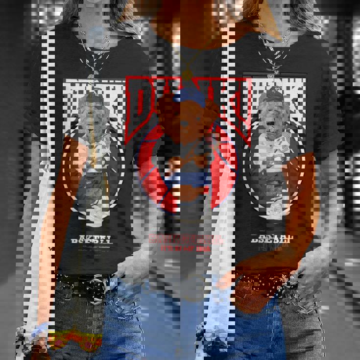 The Legend Teddy Bear Basketballlam Dunk Cool Basketball Tシャツ 彼女への贈り物