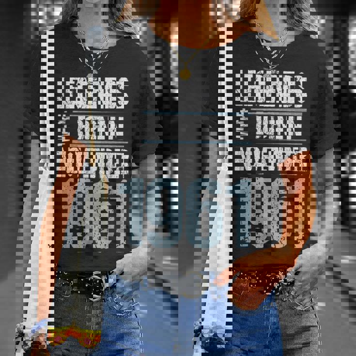 Legends Were Born In November 1961 誕生日 Tシャツ 彼女への贈り物
