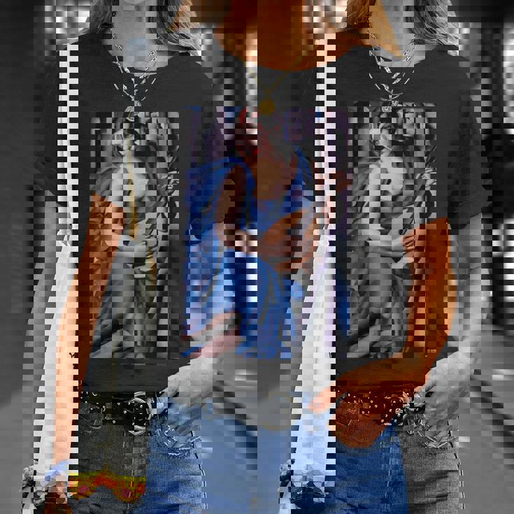 Lempickaによる音楽家の絵画。 Tシャツ 彼女への贈り物