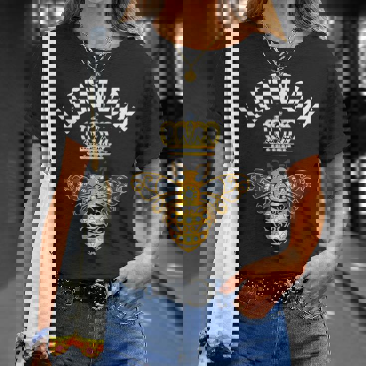 Lennon Name Lennon 誕生日プレゼント 女王冠 蜂 レノン Tシャツ 彼女への贈り物