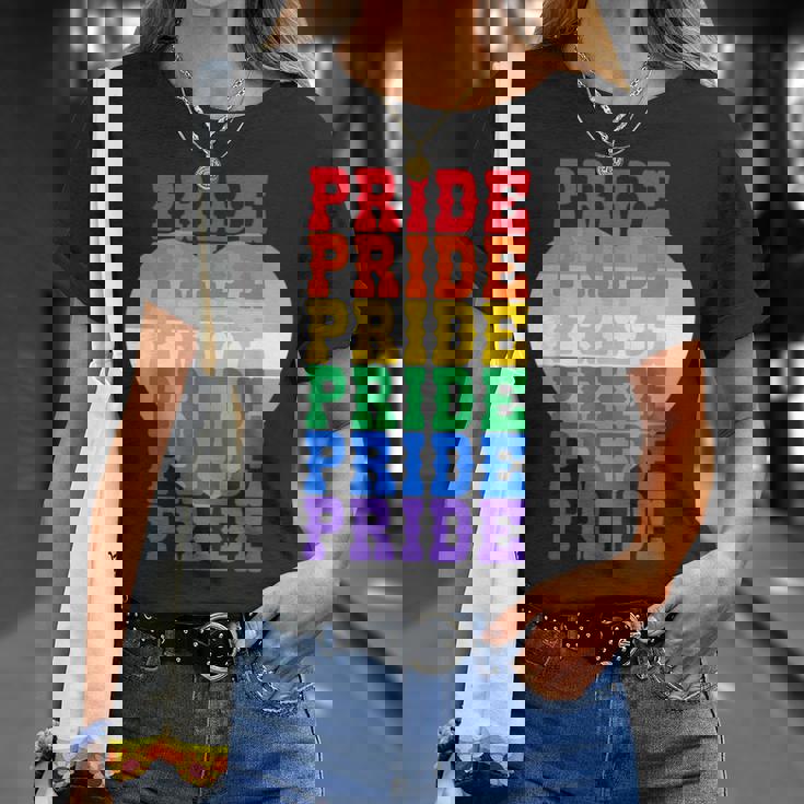 Lgbtq レインボーカラーのプライド Tシャツ 彼女への贈り物