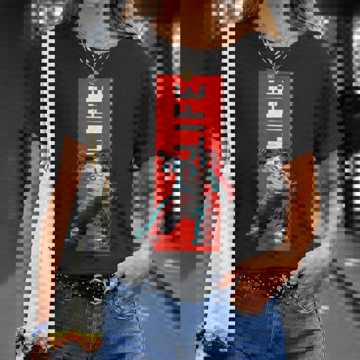 Life Picture Collection チンパンジー（3） Tシャツ 彼女への贈り物