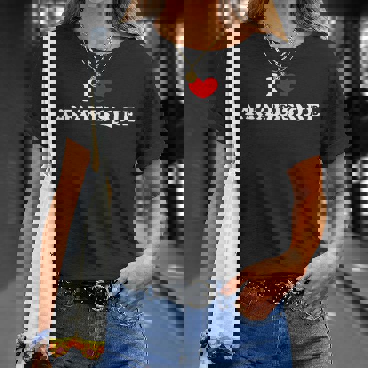 I Love Arabesque I Heart アラベスク Tシャツ 彼女への贈り物