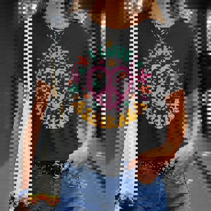 I Love Ashikaga 足利大好き Tシャツ 彼女への贈り物