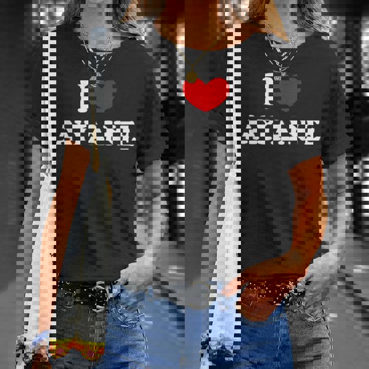 I Love Ayane 私は愛する Ayane Tシャツ 彼女への贈り物