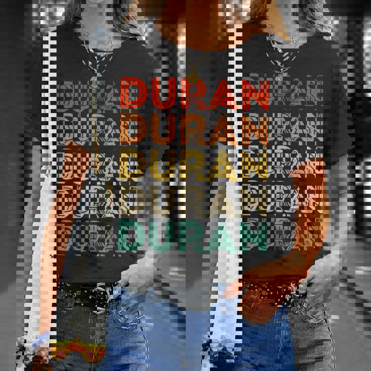 Love Heart Duran ヴィンテージスタイル ブラック デュラン Tシャツ 彼女への贈り物