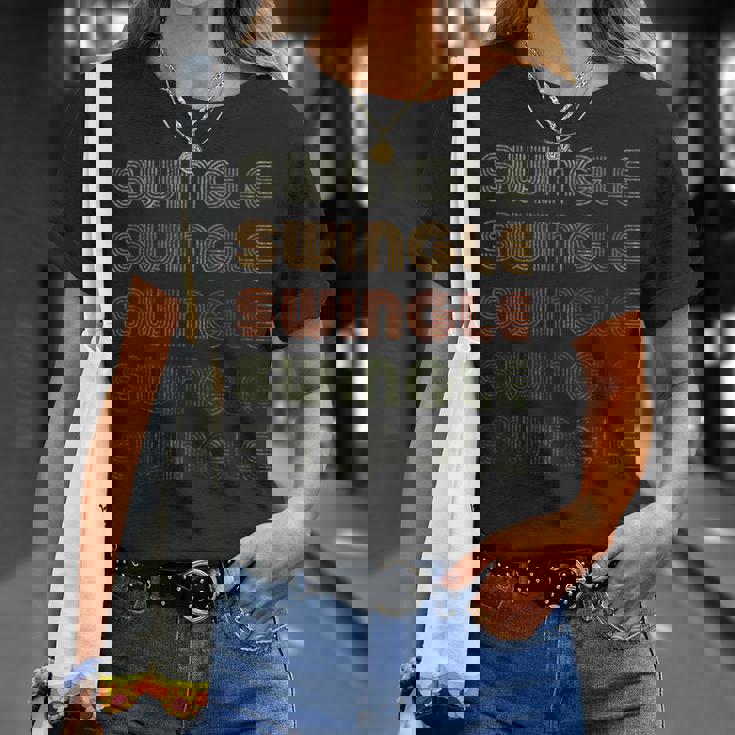 Love Heartwingle グランジ ビンテージスタイル ブラックスイングル Tシャツ 彼女への贈り物