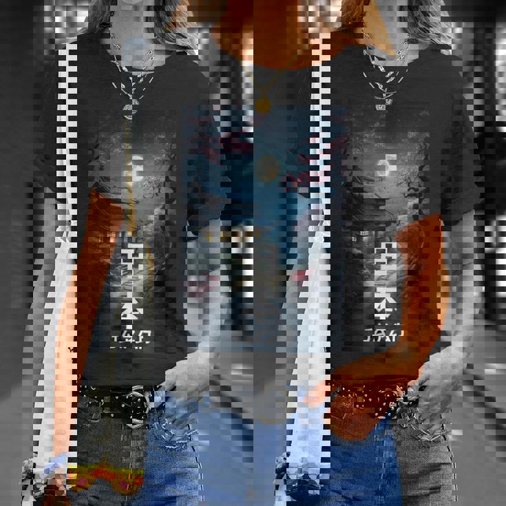 I Love Japan Culture Enjoy Cool Japan Landmarks Doodles Tシャツ 彼女への贈り物