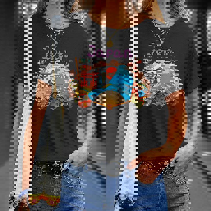 I Love Japan Nature & Culture Tokyo Japan Graphic Tシャツ 彼女への贈り物