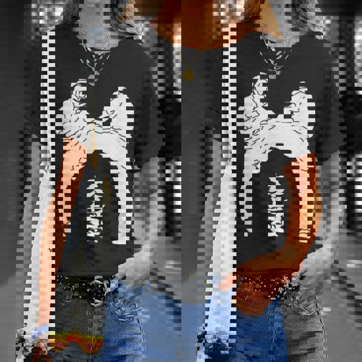 I Love Kudo 大道塾 空手 工藤 黒帯 日本の工藤 Tシャツ 彼女への贈り物