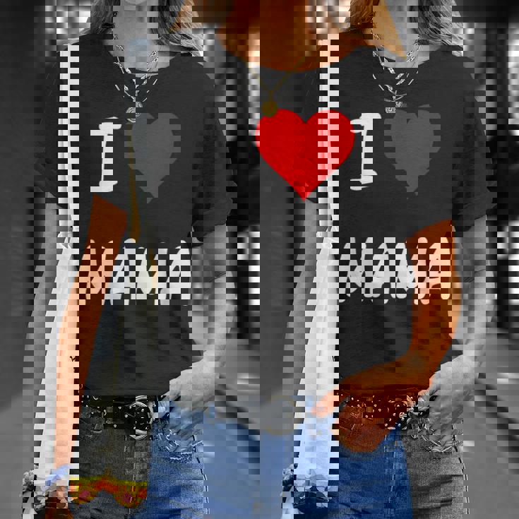 I Love Mama Children Love Heart ベビーチャイルドギフト お母さん Tシャツ 彼女への贈り物