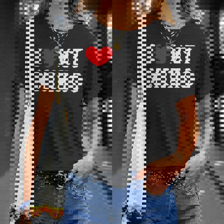 I Love My Miho みほが大好き Tシャツ 彼女への贈り物