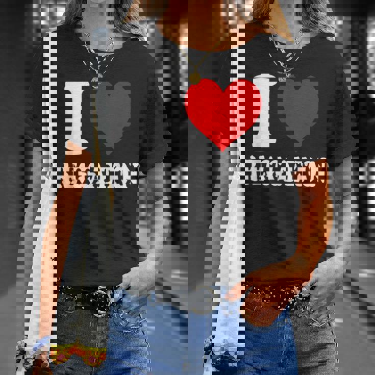 I Love Reggaeton Music Tシャツ 彼女への贈り物