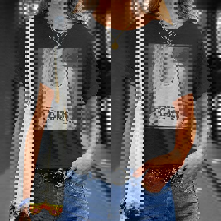 I Love Techno プリント セクシー テクノ レイブ パーティー Tシャツ 彼女への贈り物