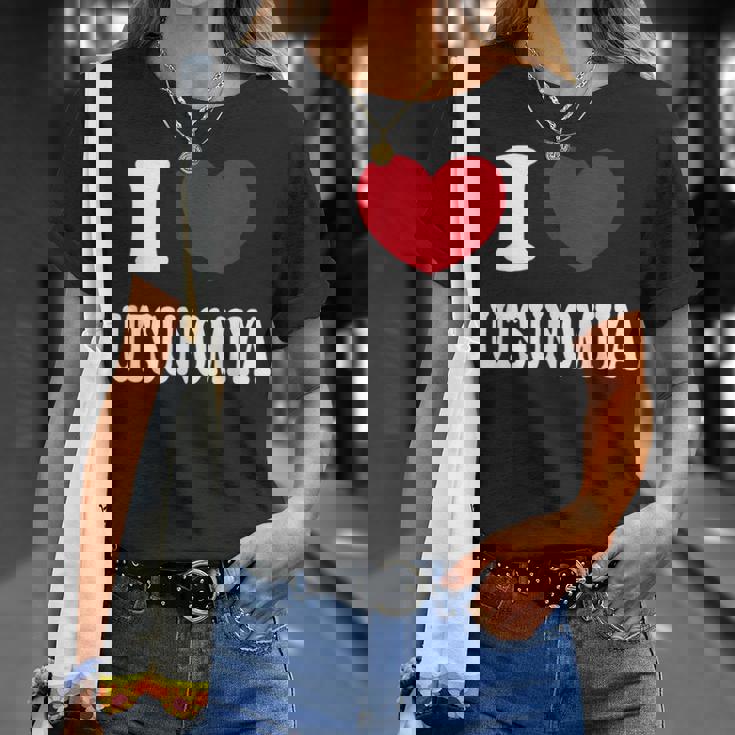 I Love Utsunomiya 宇都宮大好き Tシャツ 彼女への贈り物