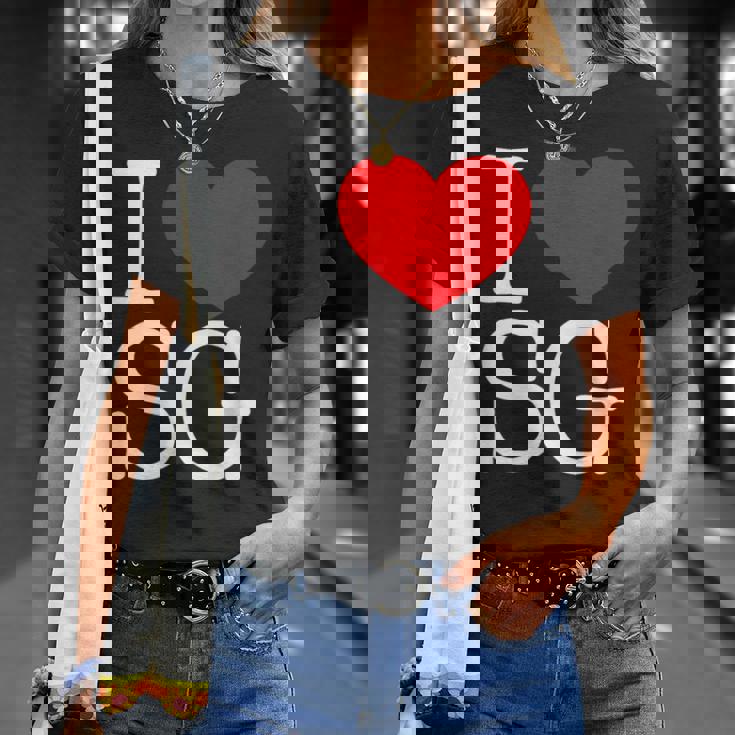 I Love ハートg Tシャツ 彼女への贈り物