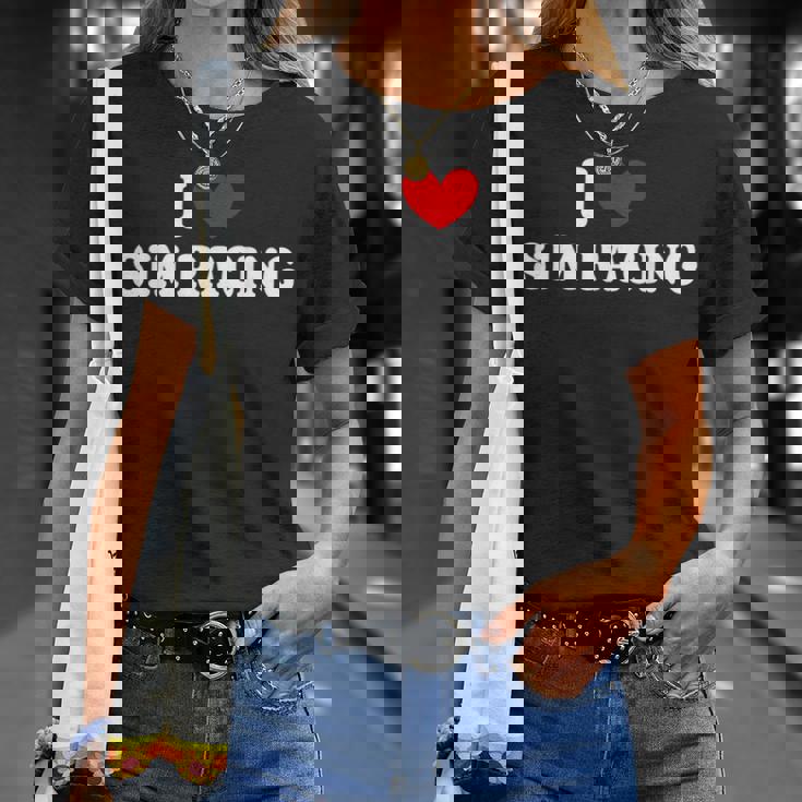 I Loveim Racing ゲームホイールレースシミュレーター シムレーサー Tシャツ 彼女への贈り物