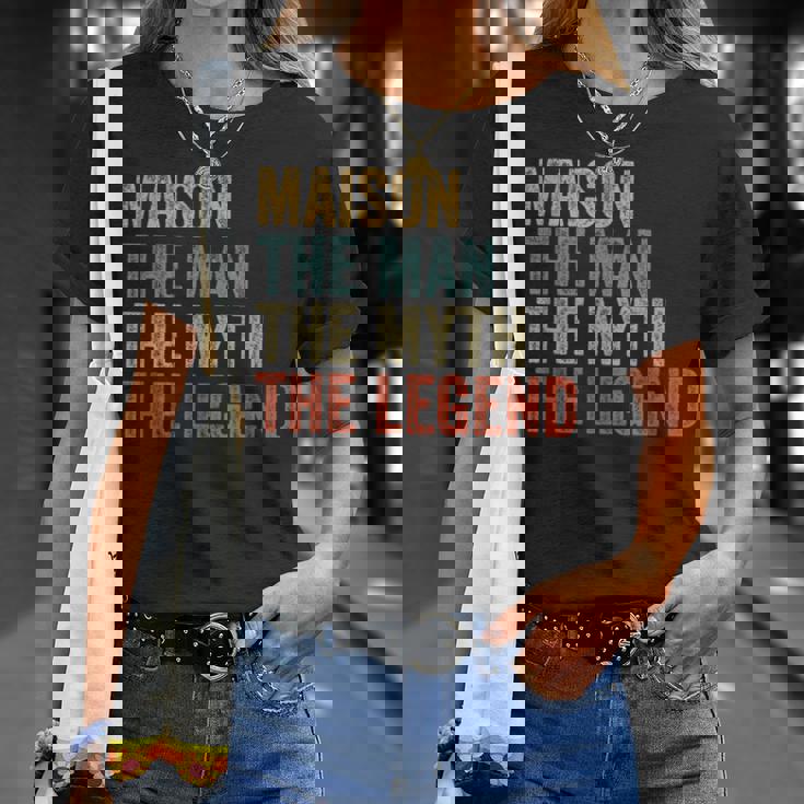 Maison The Man The Myth The Legend Tシャツ 彼女への贈り物