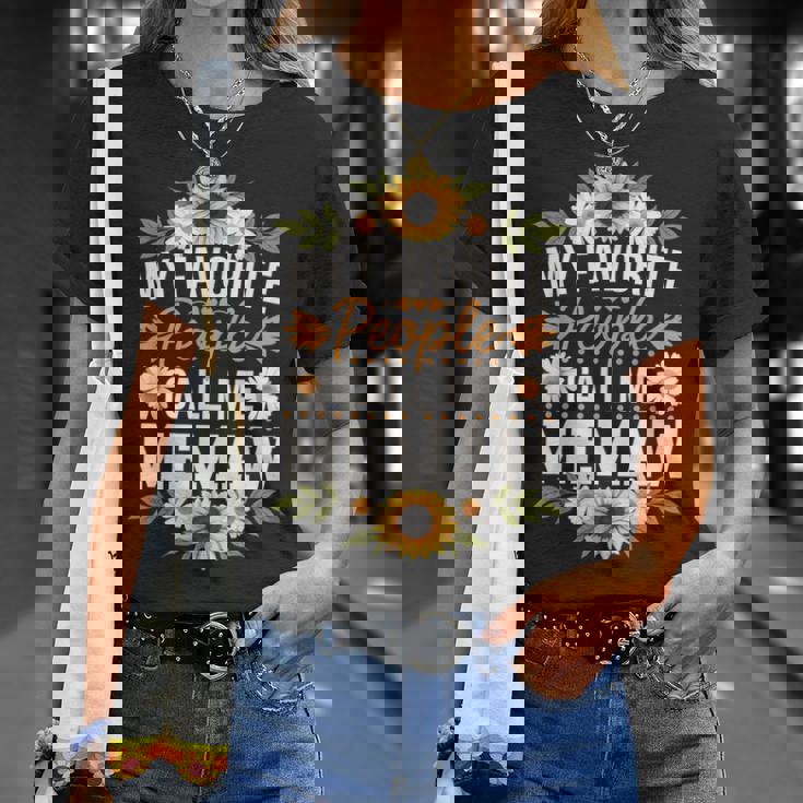 Meemaw ひまわり 好きな人 Call Me Meemaw Tシャツ 彼女への贈り物