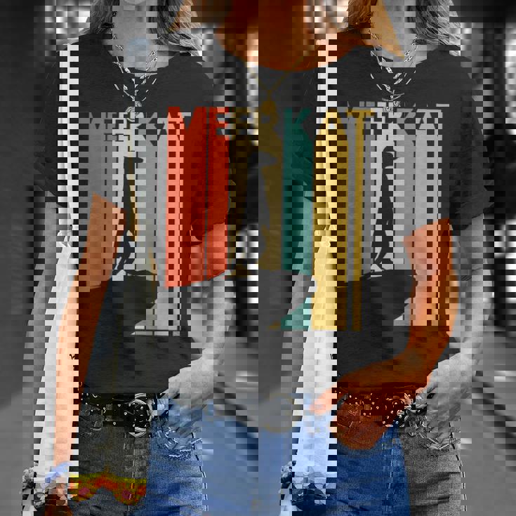 Meerkat ミーアキャット 動物 Tシャツ 彼女への贈り物