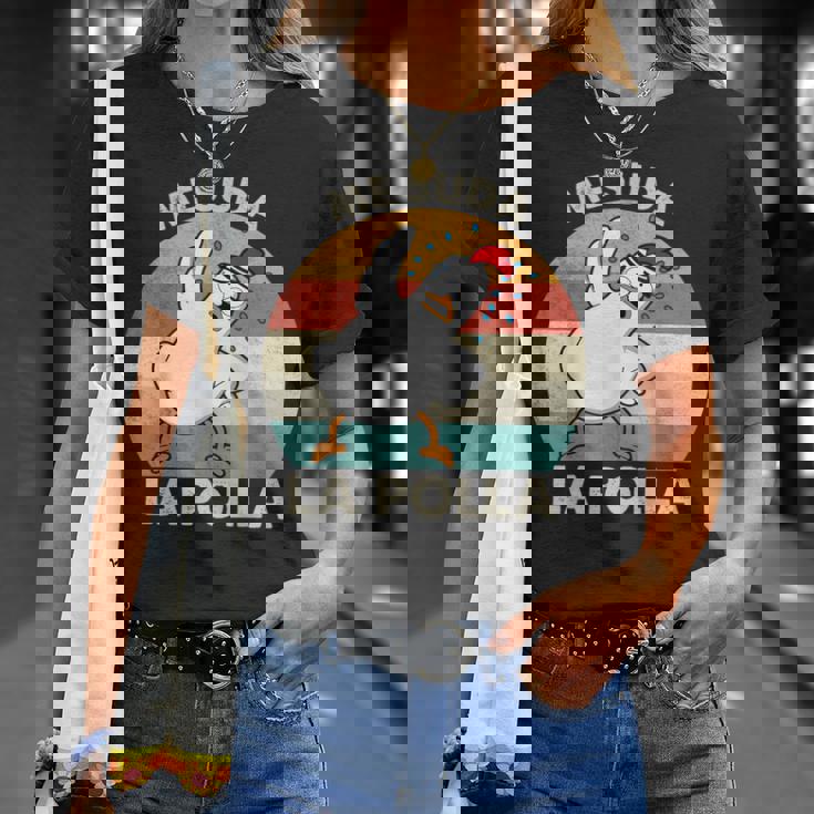 Modelo Meuda La P Regalo Hombre Graciosa Friki Camiseta unisex Regalos para ella
