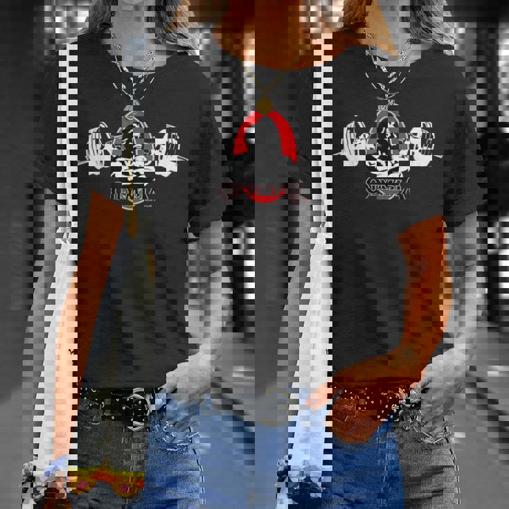 Mr Olympia メンズ レディース フィットネス ボディビルディング Tシャツ 彼女への贈り物