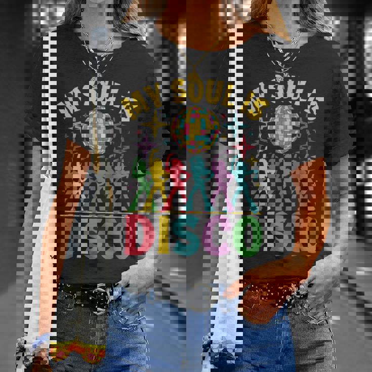 Myoul Is Disco ヴィンテージ 70年代 ダンシング レトロ ダンスミュージック Tシャツ 彼女への贈り物