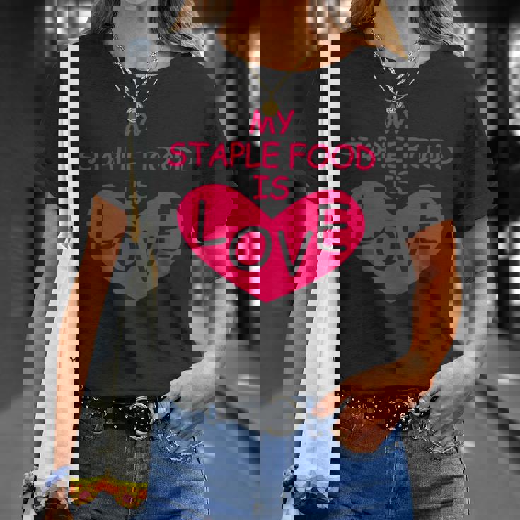 Mytaple Food Is Love Tシャツ 彼女への贈り物