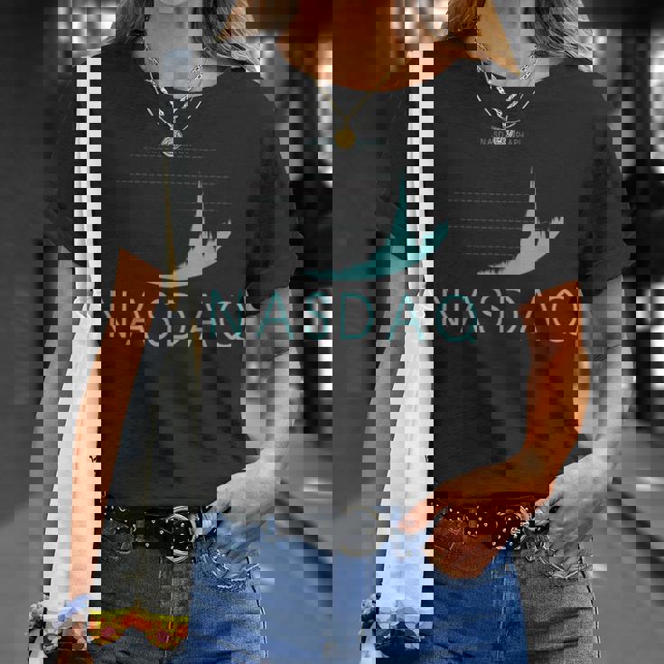 Nasdaq American Technology Index、証券取引所、金融 Tシャツ 彼女への贈り物