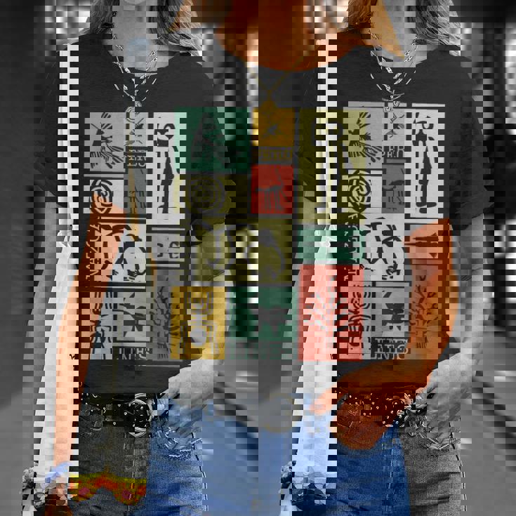 Nazca Linesナスカラインズ ペルージオグリフモンキー 宇宙飛行士 スパイダー レトロ Tシャツ 彼女への贈り物