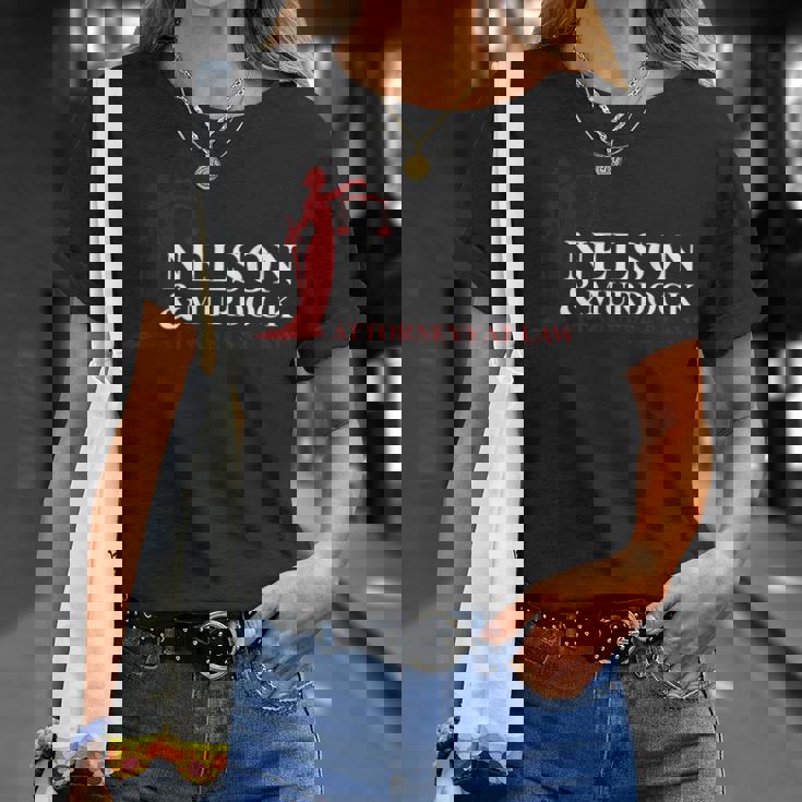 Nelson And Murdock 弁護士 法律 Tシャツ 彼女への贈り物