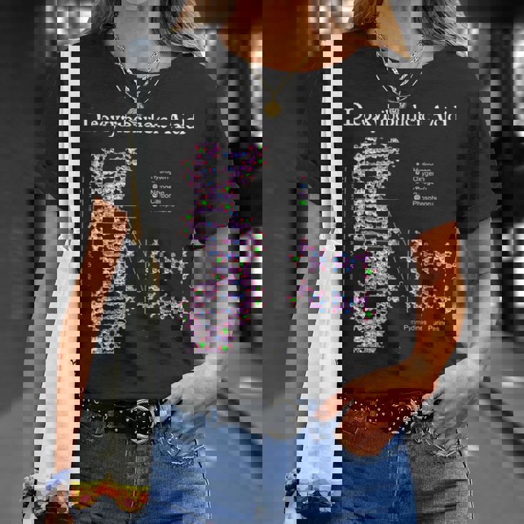 Nerdyintage Dna 遺伝学 化学 生物学 科学の先生 Tシャツ 彼女への贈り物