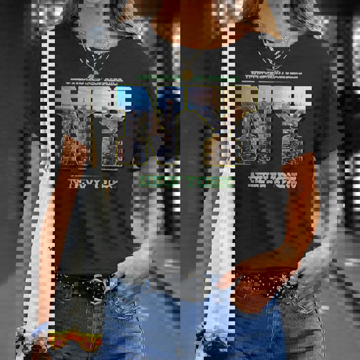 New York Citykyline Outfit I Love New York New York City Tシャツ 彼女への贈り物