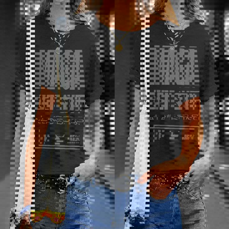 NewDark Maga イベントスタッフパス ダークmaga ブラックアウト Dark Maga Tシャツ 彼女への贈り物