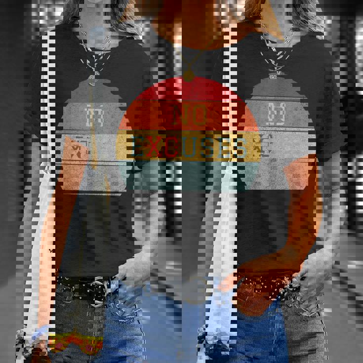 No Excuses クロスカントリー 陸上競技 ランニング Tシャツ 彼女への贈り物