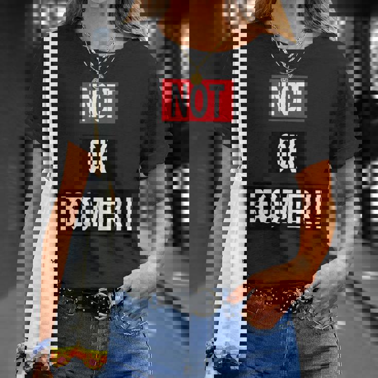 Not Ok Boomer Tシャツ 彼女への贈り物