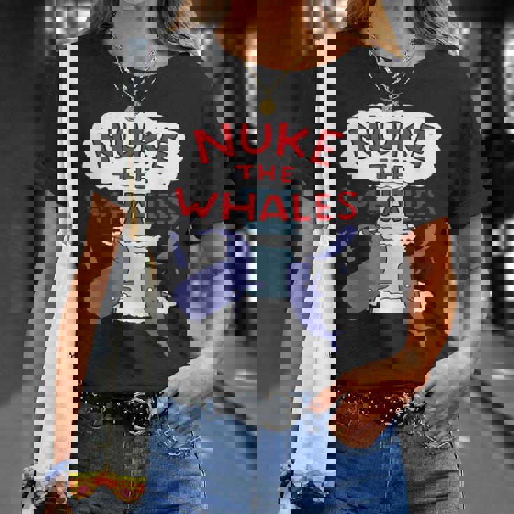 Nuke The Whales Lisa Nelson シャツ Tシャツ 彼女への贈り物