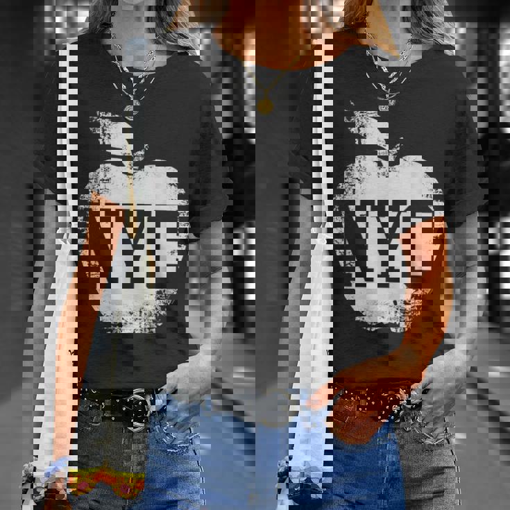Nyc New York City シャツ レディース メンズ キッズ クール ビッグアップル Tシャツ 彼女への贈り物