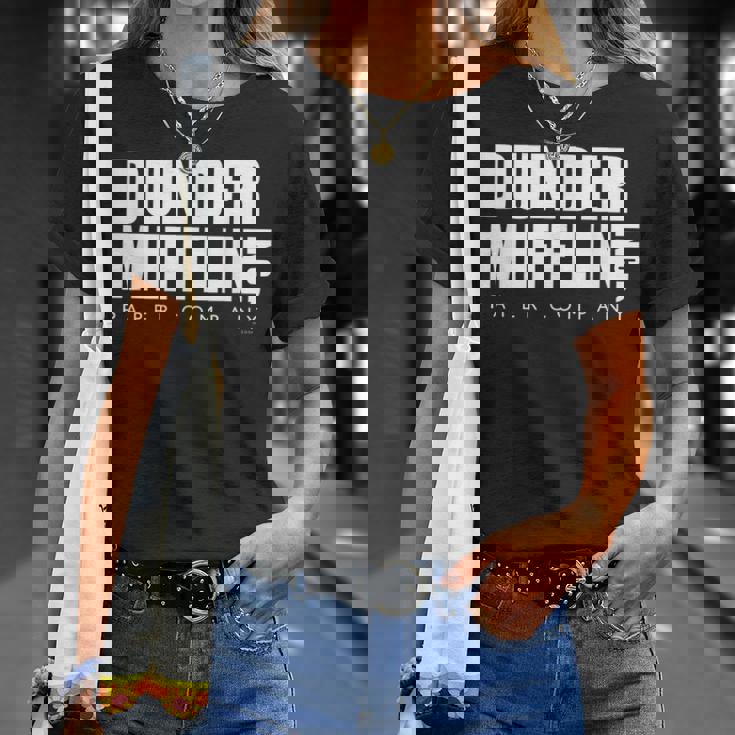 The Office Dunder Mifflin 快適tシャツ 公式tシャツ Tシャツ 彼女への贈り物