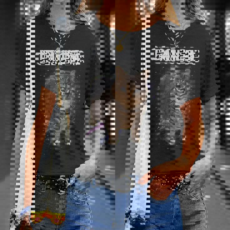 Oiiaoiia 猫 スピニング 猫 ミーム ファニー トレンディ キャット ミーム Tシャツ 彼女への贈り物