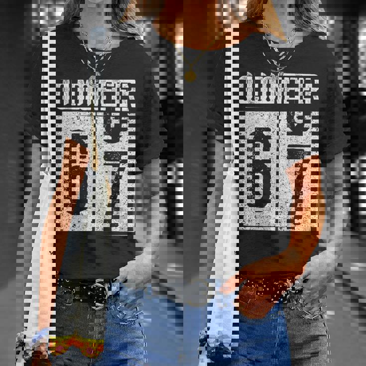 Oldometer 67 67歳の誕生日ギフトシャツ Tシャツ 彼女への贈り物