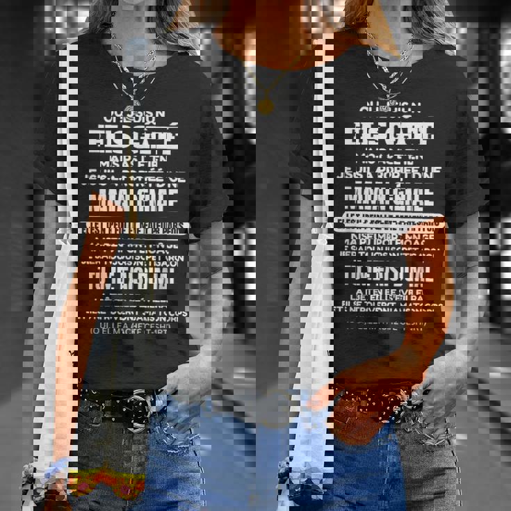 Oui Jeuis Un Fils Gâté Mais Pas Le Tien T-Shirt Cadeaux pour elle