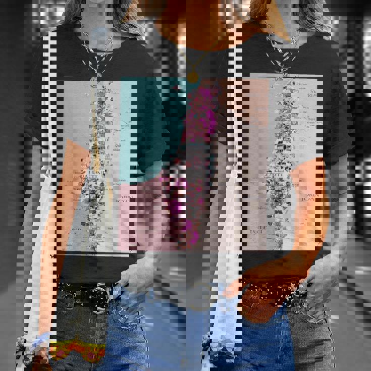 Palestine Map Palestinians Map Tシャツ 彼女への贈り物