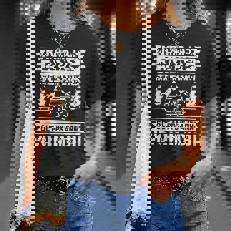 メンズ Papa Caravan 父親 キャンピング クール パパス 運転 モーターホーム Tシャツ 彼女への贈り物