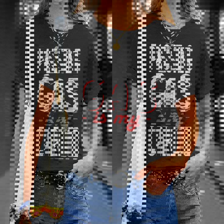 Passing Gas Is My Cardio 麻酔科医 Tシャツ 彼女への贈り物