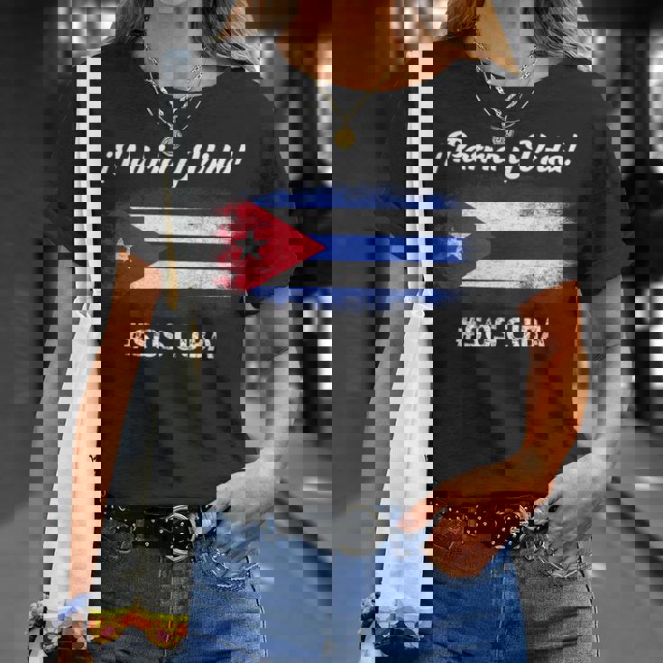 Patria Yidaos Cuba Bandera Gratis Cuba Camiseta unisex Regalos para ella